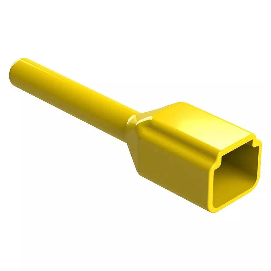 AMPHENOL SINE/TUCHEL BOOT, THERMOPLASTIC, 2POS, YELLOW, ATP2P-BT-YW