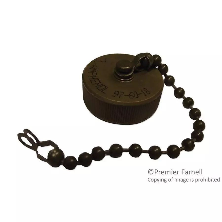 AMPHENOL SINE/TUCHEL DUST CAP, RECEPTACLE, SIZE 18, 9760-18