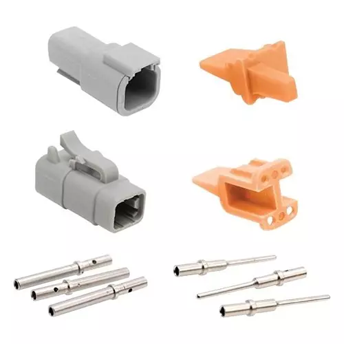 AMPHENOL SINE/TUCHEL KIT, PLUG & RCPT CONN/WEDGELOCK/CONTACT, ATM4PS-CKIT