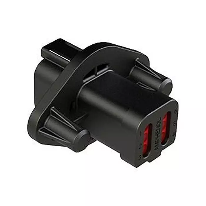 AMPHENOL SINE/TUCHEL RCPT HOUSING, 6POS, THERMOPLASTIC, BLK, AT04-6P-PM13