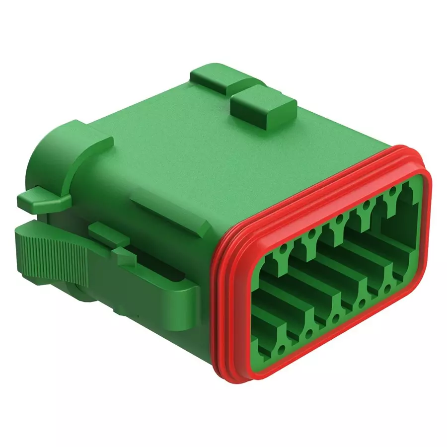 AMPHENOL SINE/TUCHEL AUTOMOTIVE HOUSING, PLUG, 12POS, 13A, AT06-12SC-EC01