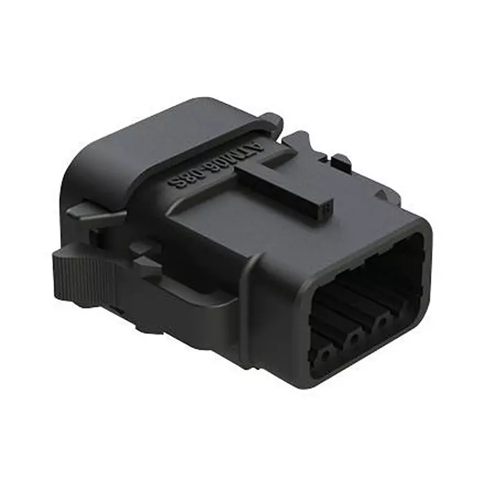 AMPHENOL SINE/TUCHEL AUTOMOTIVE HOUSING, PLUG, 8POS, 7.5A, ATM06-08SB-SF1BK.