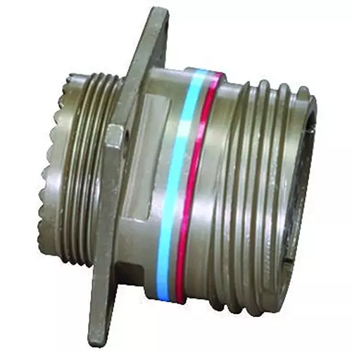 AMPHENOL AEROSPACE CIRCULAR CONNECTOR, RECEPTACLE, SIZE D35, 37 POSITION, WALL, D38999/20WD35PN