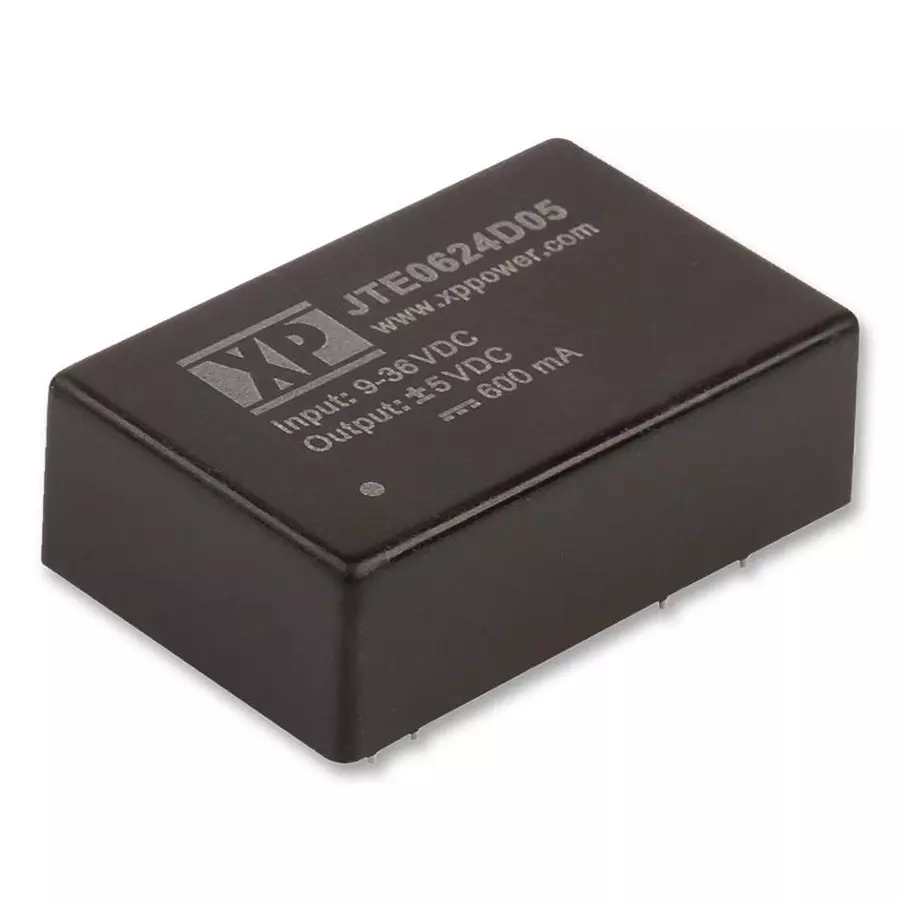 XP POWER DC/DC CONVERTER, 6W, 5V, 1.2A, JTE0624S05