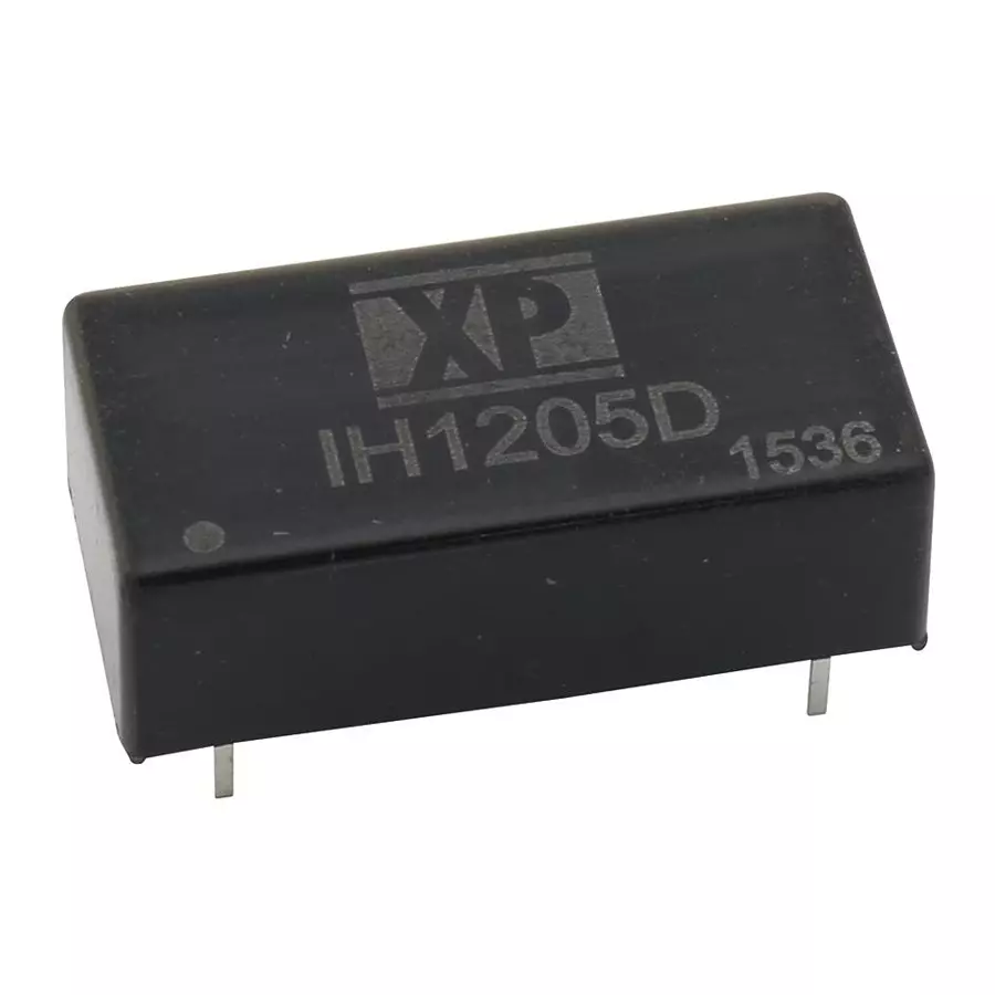 XP POWER CONVERTER, DC/DC, 2W, +/-12V, IH0512D