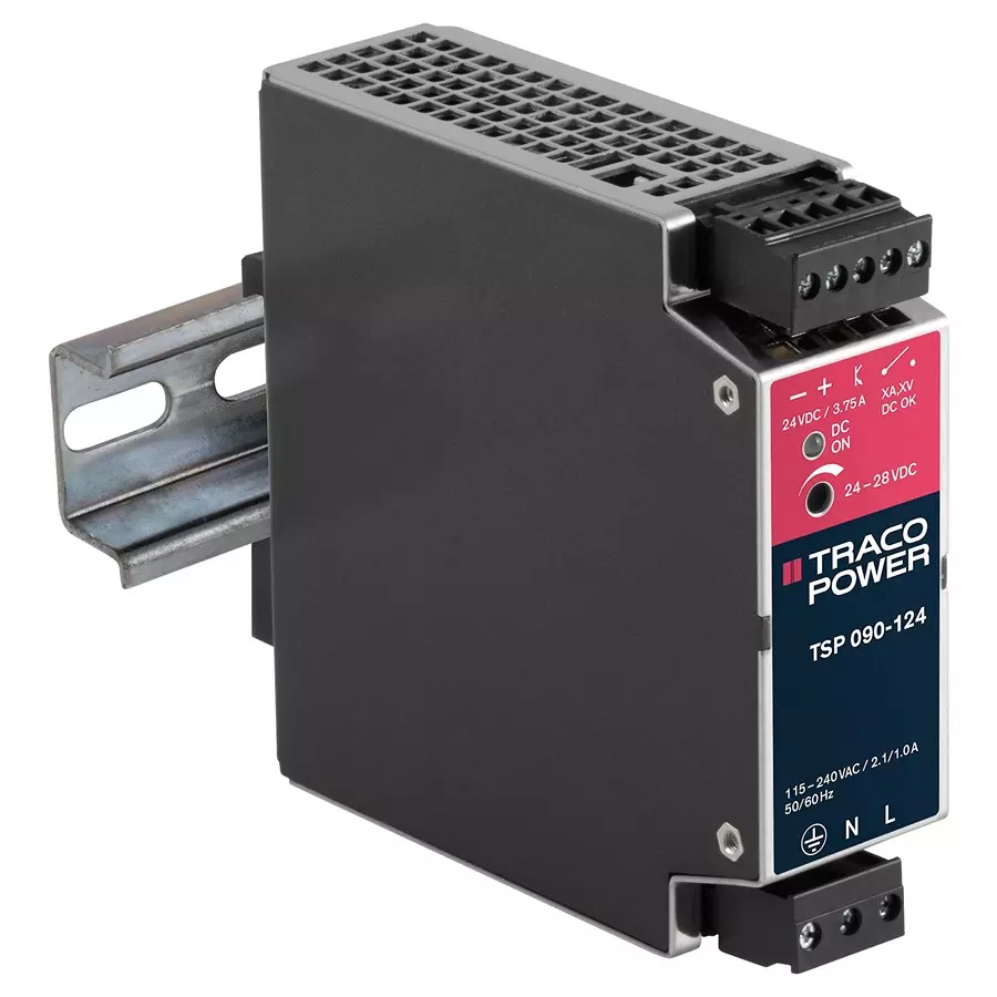 TRACO POWER POWER SUPPLY, SWITCH MODE, 24V, TSP 090-124