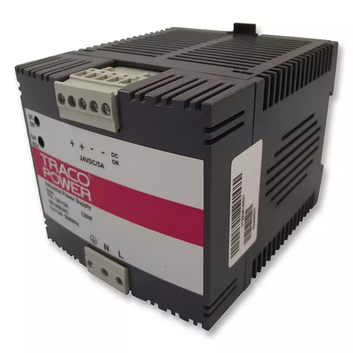 TRACO POWER PSU, DIN RAIL, 24V, 120W, TCL 120-124