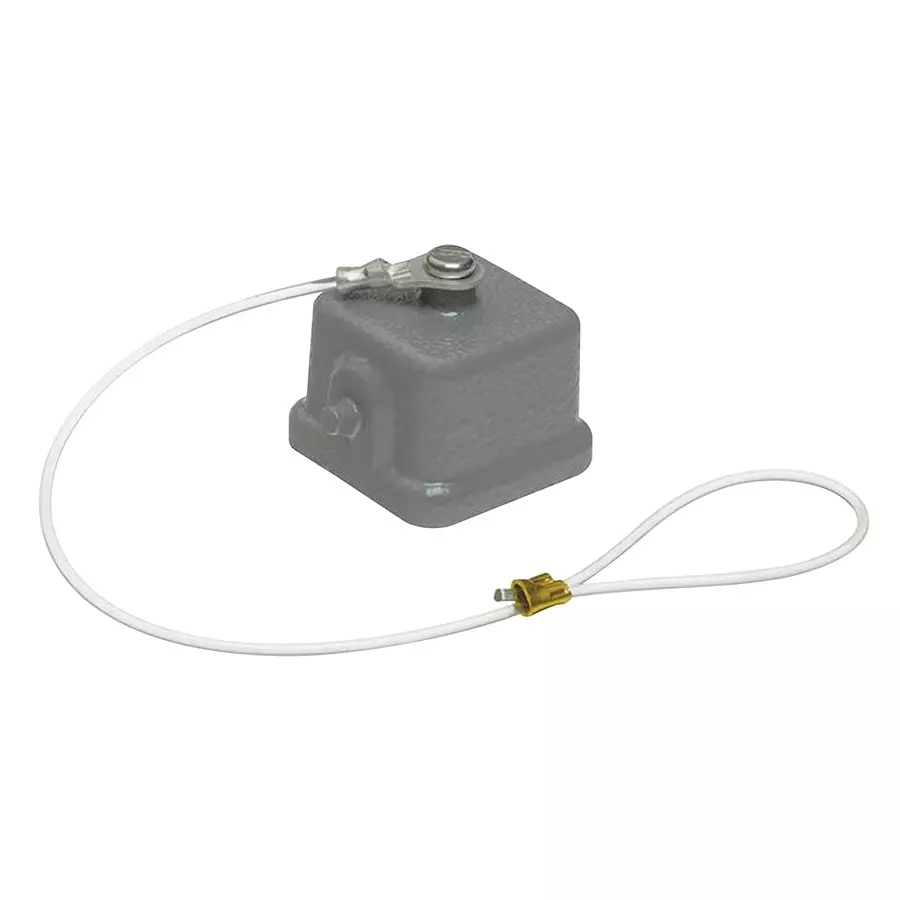Harting Dust Caps / Dust Covers PROTECTION COVER W/CORD, 3A, METAL, 09200035428