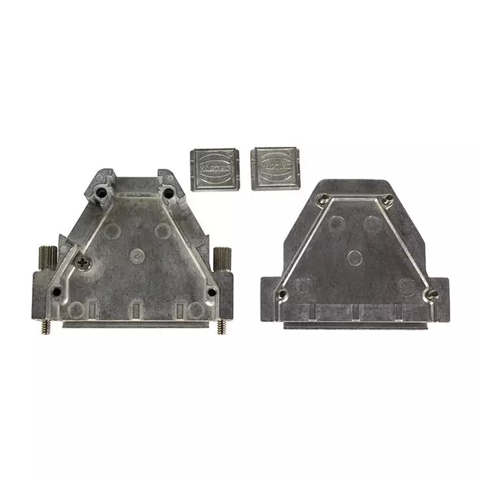 Harting D Sub Backshells D SUB HOOD, 180/45DEG, DB, ZINC, 61030010017