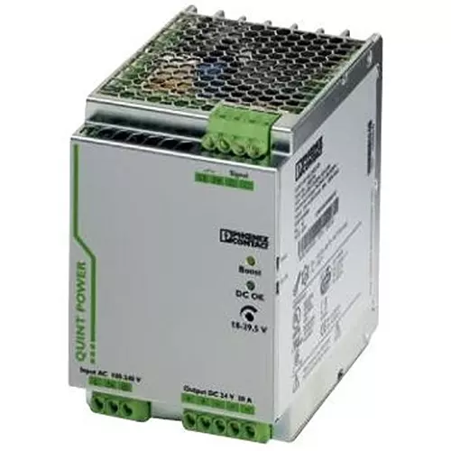 Phoenix Contact AC / DC DIN Rail Mount Power Supplies POWER SUPPLY, AC-DC, MEDICAL, 24V, 20A, 2320898