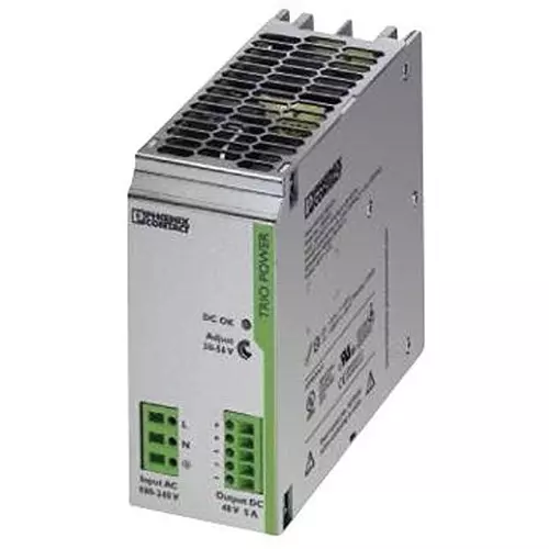 Phoenix Contact AC / DC DIN Rail Mount Power Supplies PSU, DIN RAIL, 48V, 5A, 2866491