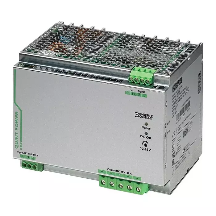 Phoenix Contact AC / DC DIN Rail Mount Power Supplies POWER SUPPLY, AC-DC, 48V, 20A, 2866695