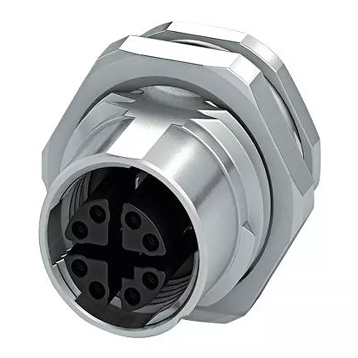 Phoenix Contact Sensor Connectors SENSOR CONNECTOR, M12, RCPT, 8POS, 1424177
