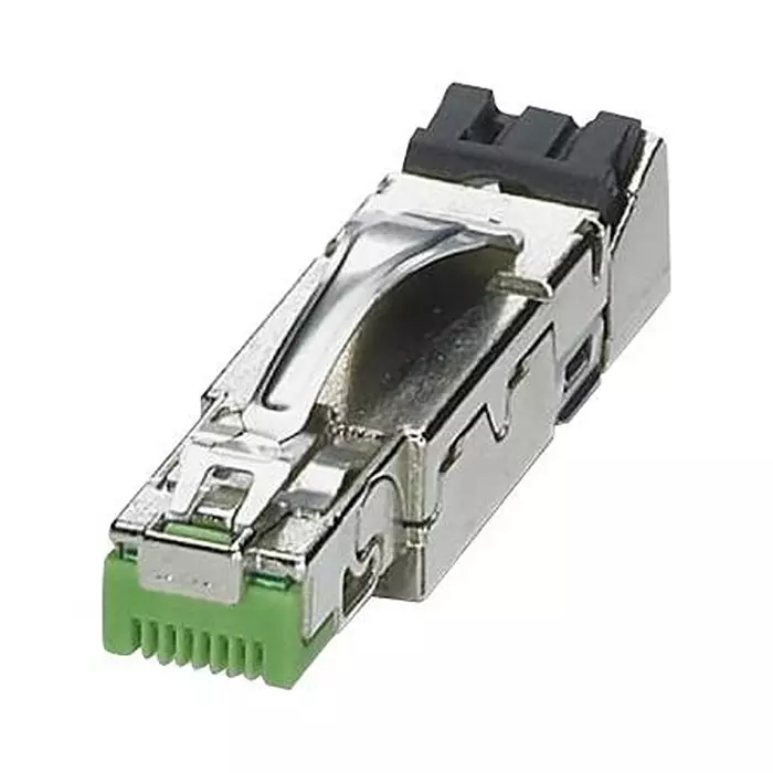 Phoenix Contact Modular & Ethernet Connectors RJ45 CONN, PLUG, CAT5, 8P8C, IDC, 1421607
