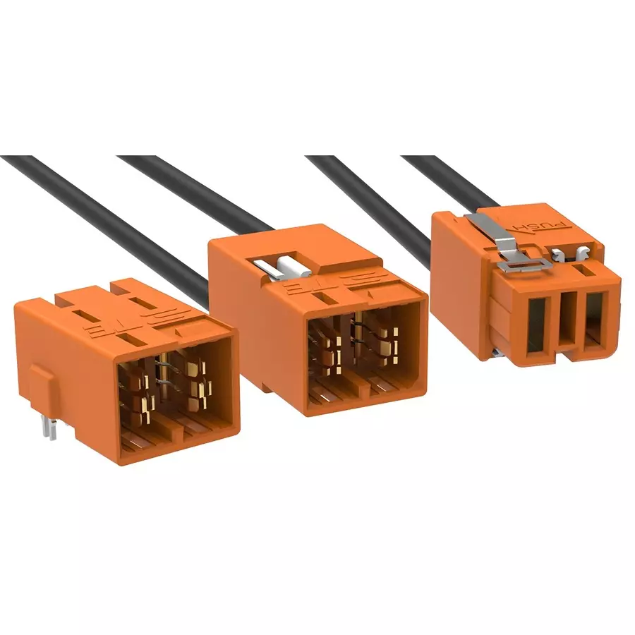AMP - TE CONNECTIVITY RECT PWR CONN, PLUG/RCPT, 2POS, 1ROW, 2332664-1