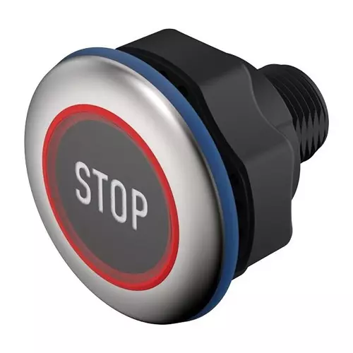 EAO TOUCH BUTTON SW, PNP-NO, 0.2A, 32V, 84-ADKS-B10-04AA