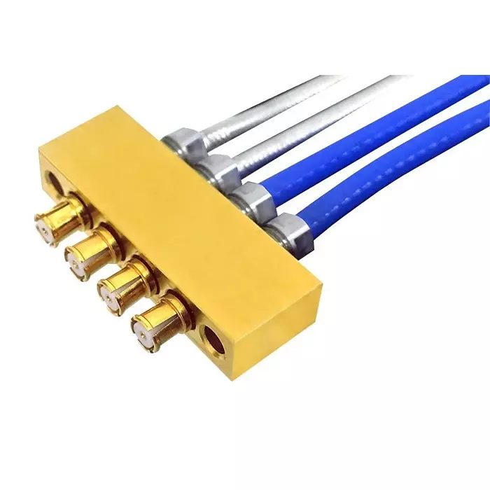 JOHNSON RF COAX, SMP PLUG, 4POS, 50 OHM, CABLE, 127-0593-011