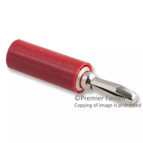 JOHNSON BANANA PLUG, 15A, SOLDER, RED, 108-1722-101