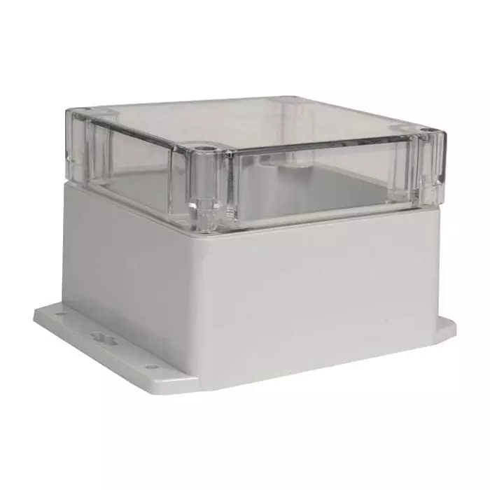 BUD ENCLOSURE, WALL MOUNT, PC, GREY/CLEAR, PN-1337-ACMB