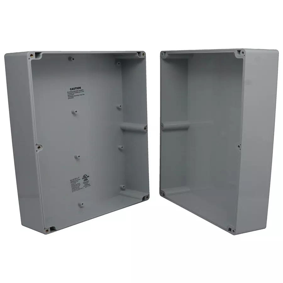 BUD ENCLOSURE, WALL MOUNT, PC, GREY, PN-1343-A