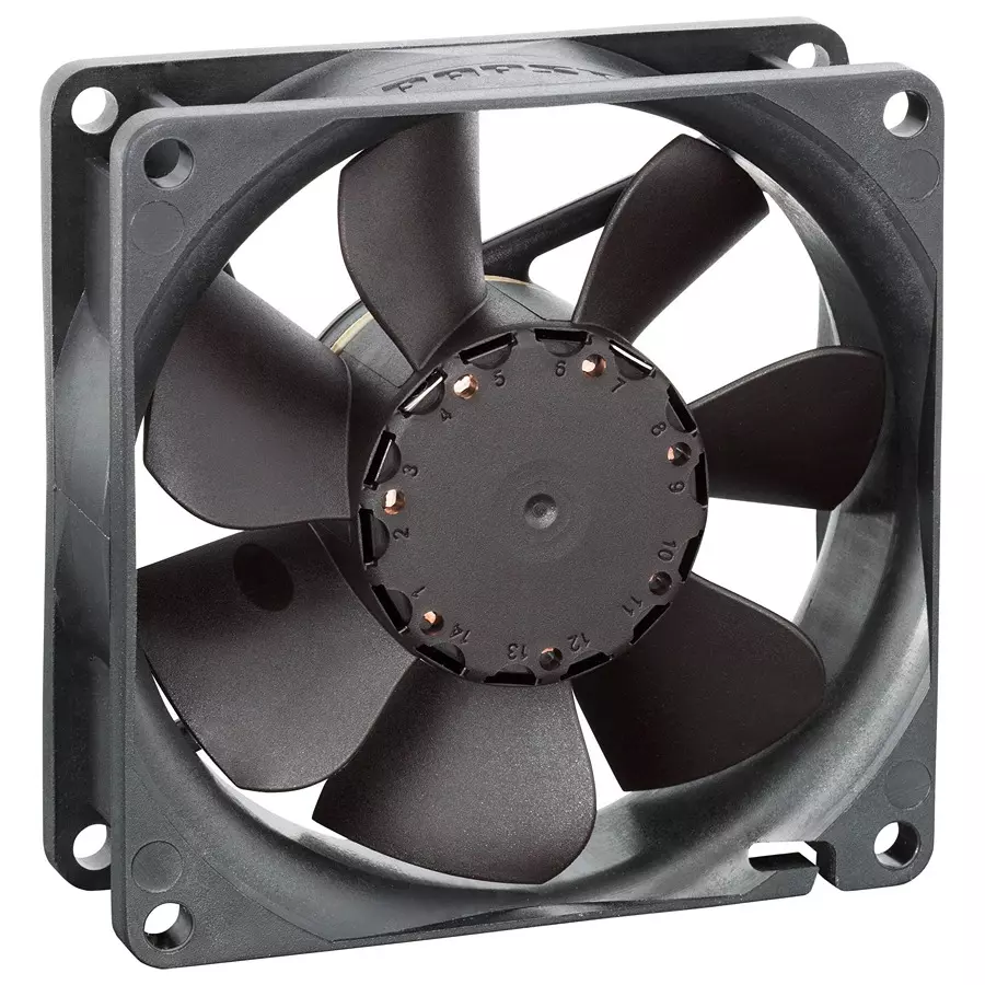 ebmpapst AXIAL FAN, 80MM, 12VDC, 0.23A, 8412NGHAR-183