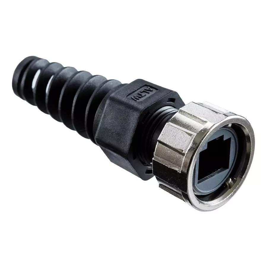 AMPHENOL LTW RJ45 HOUSING, PLUG, 1PORT, CABLE, RCM-00BMMA-SLM7001.