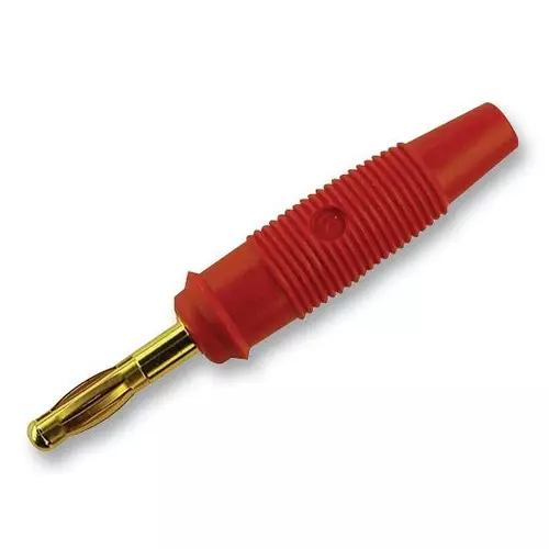 HIRSCHMANN PLUG, 4MM, RED, 5PK , KLEPS 60, 972518701 (Pack of 5)