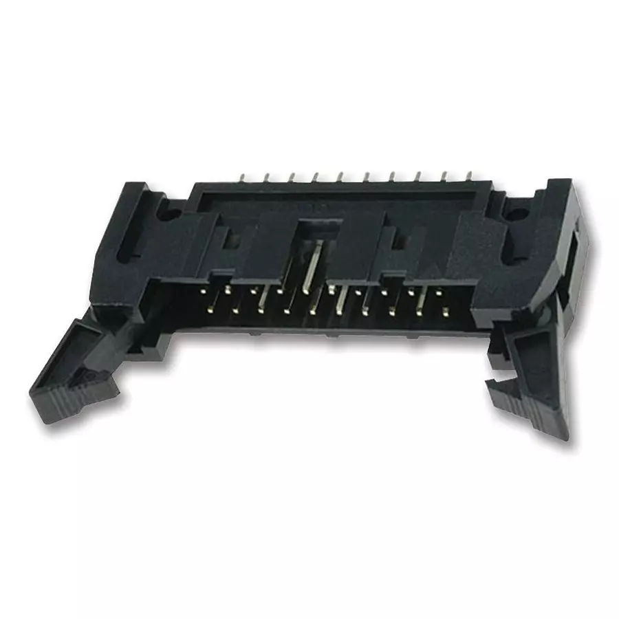 AMPHENOL COMMUNICATIONS SOLUTIONS HEADER, L/LATCH, STR, 2.54MM, 12WAY, T816112A1S102CEU (Pack of 10)