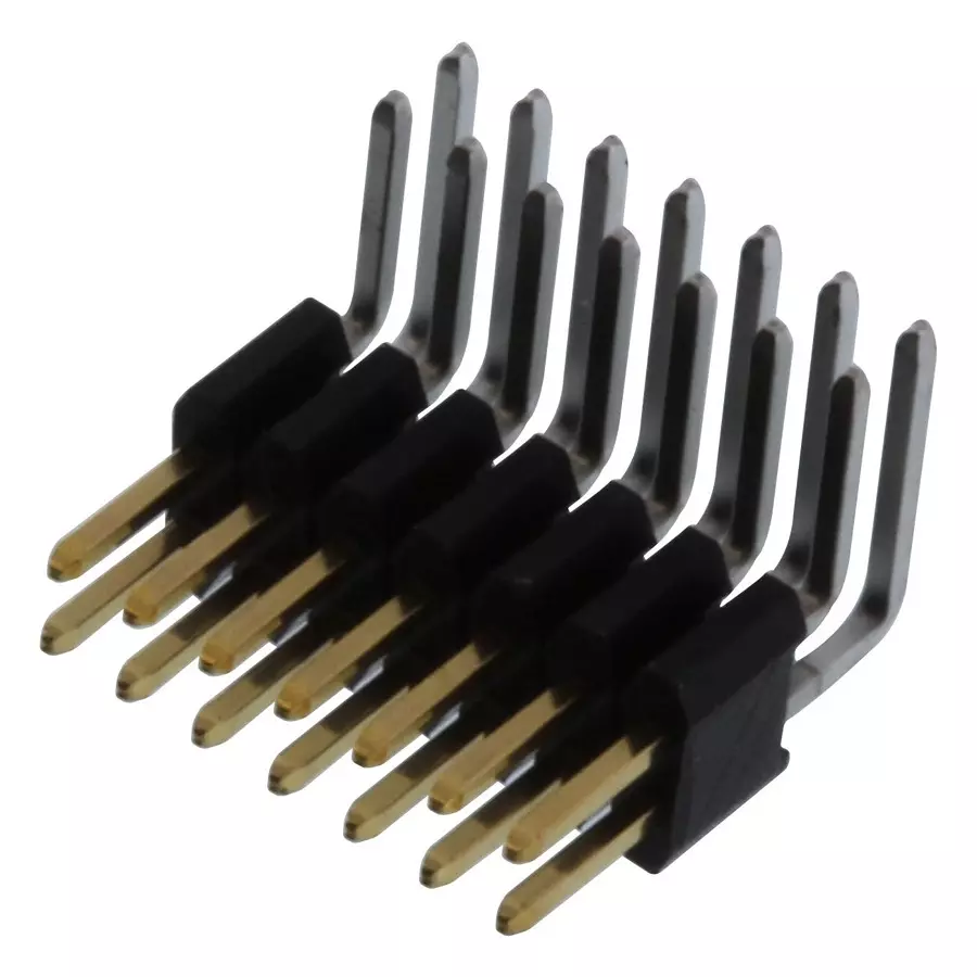 AMPHENOL COMMUNICATIONS SOLUTIONS CONN, R/A HEADER, 14POS, 2ROW, 1.27MM, 20021112-00014T1LF.