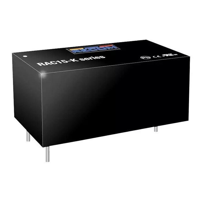 RECOM POWER POWER SUPPLY, AC-DC, 12V, 1.25A, RAC15-12SK
