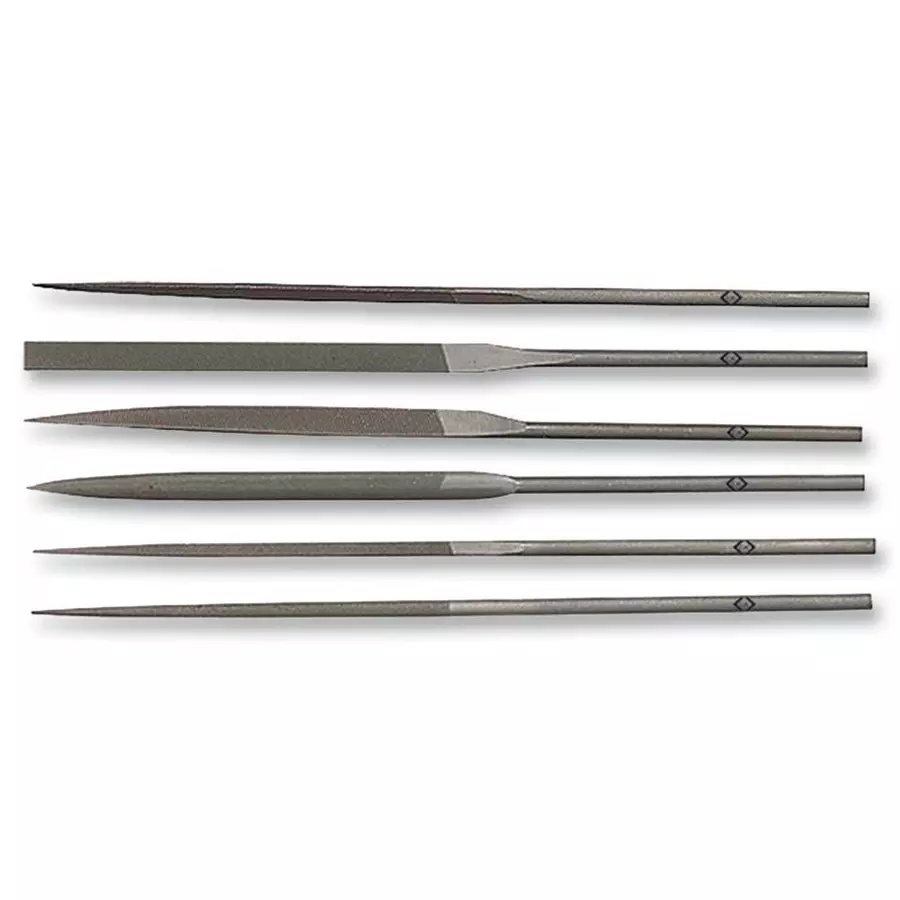 CK TOOLS NEEDLE FILE SET, PRECISION, 6PC, T0124P