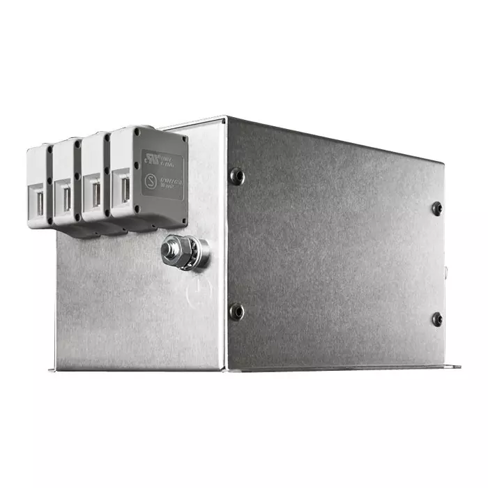 SCHAFFNER - TE CONNECTIVITY PWR LINE FILTER, 3 PH+NEUTRAL, 25A, 520V, 806110-SF