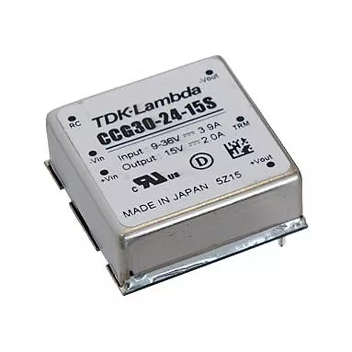 TDK-LAMBDA DC-DC CONVERTER, 5V, 6A, DIP, CCG30-48-05S.