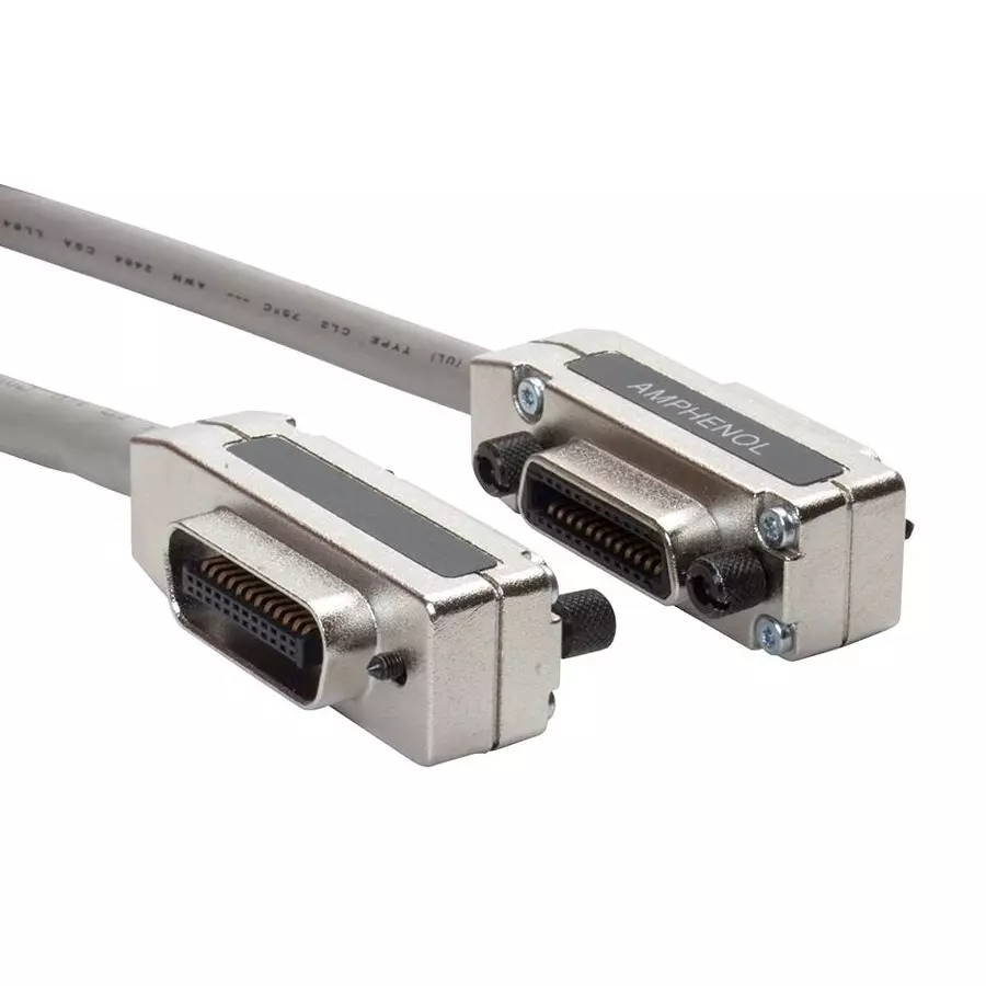 AMPHENOL CABLES ON DEMAND IEEE-488 GPIB 24P PLUG-RCPT, 300MM, GRY, GP-IE515546DS-000.3