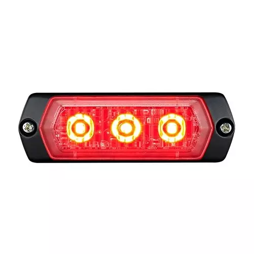 PATLITE (U.S.A.) Warning Light, Red, 24Vdc, 3.6W, LPT-1M1-R