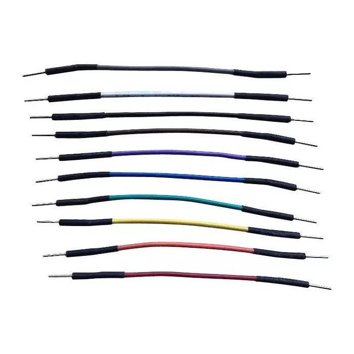 TWIN INDUSTRIES Jumper Wires, Multi-Colored, 5Cm, 24Awg, TW-MM-5C (Pack of 10)