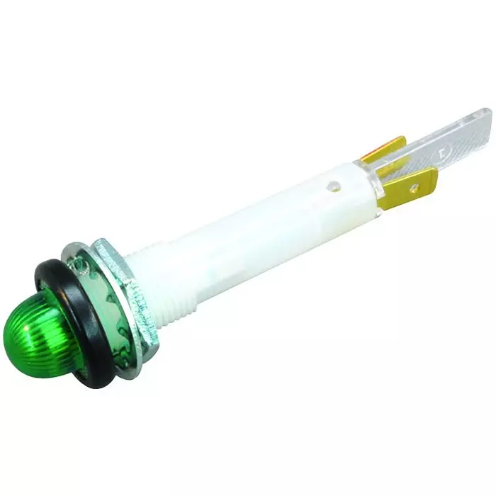 WAMCO Neon Indicator, 230Vac, 1.5Ma, Green, WL-6013QM5