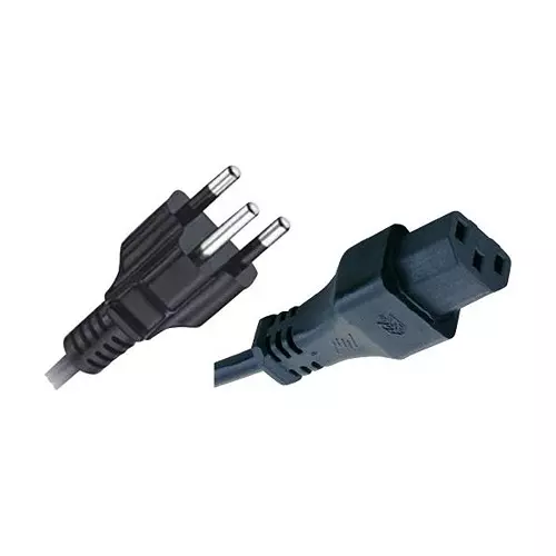 MEGA ELECTRONICS Power Cord, Tis166-2549-60320 C13, 8.2Ft, 193-000