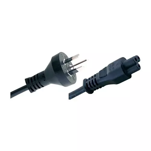 MEGA ELECTRONICS Power Cord, As/Nzs 3112-60320 C5, 5.9Ft, 198-C5
