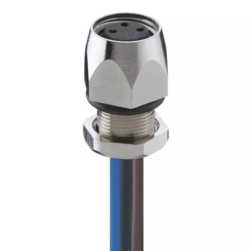 LUTRONIC Sensor Cord, 3P M8 Rcpt-Free End, 19.7", 0820 03 T8CW 0,5M