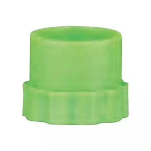 FISNAR Syringe Barrel Tip Cap, Green, 8001038 (Pack of 50)