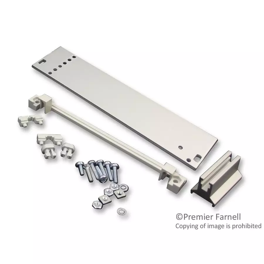 Rittal Panel, Front, 3U, 6Hp, 3652030