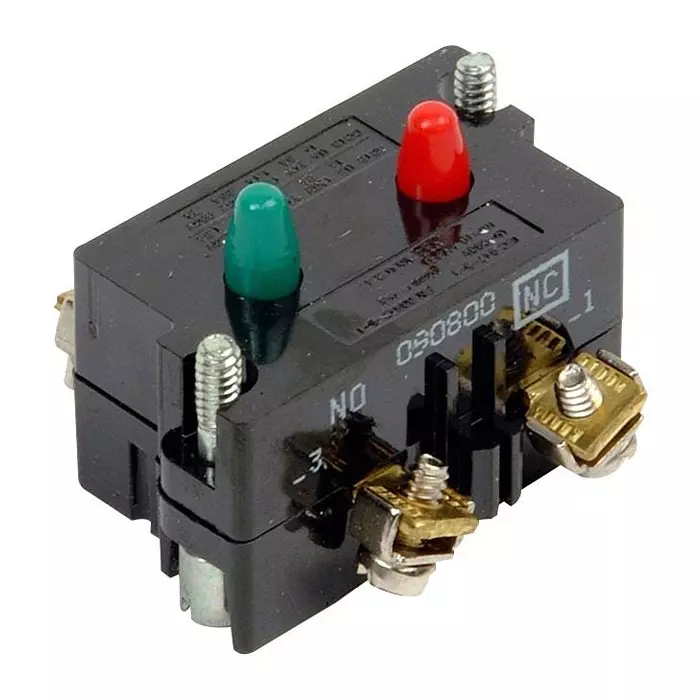 EATON CUTLER HAMMER CONTACT BLOCK, 1NO/1NC, 6A, SCREW, 10250T1