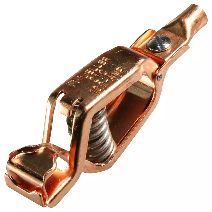 MUELLER ELECTRIC AUTO TEST CLIP, SOLID COPPER, 100A, 27MM, BU-21CPN