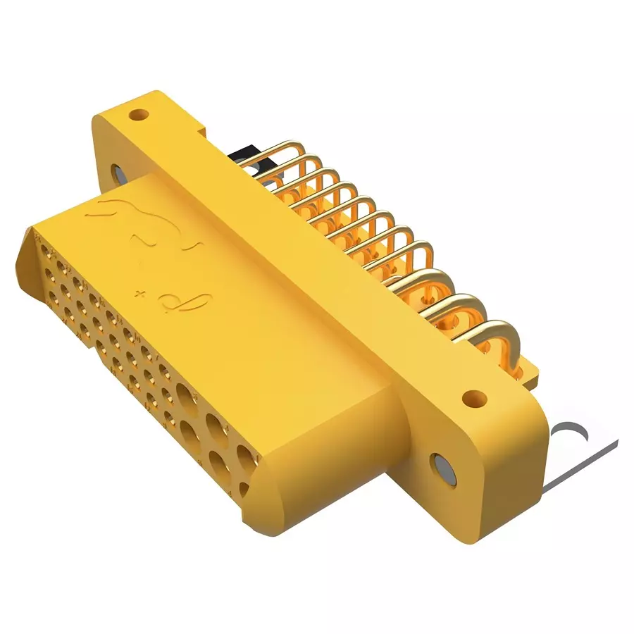 POSITRONIC RECT PWR CONN, R/A RCPT, 30POS, THT, GFSH624F47B/AA