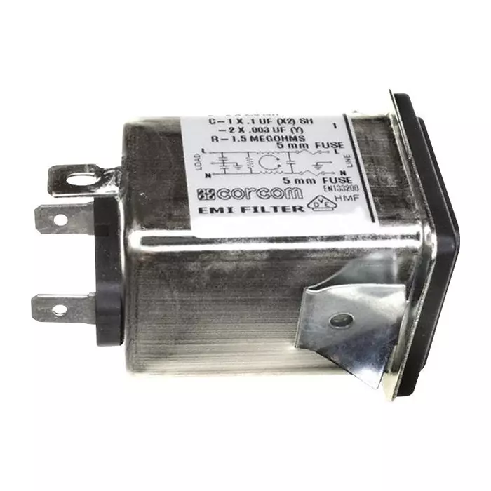 CORCOM - TE CONNECTIVITY IEC FILTER, STANDARD, 3A, 250VAC, QC, 3EGS1-2