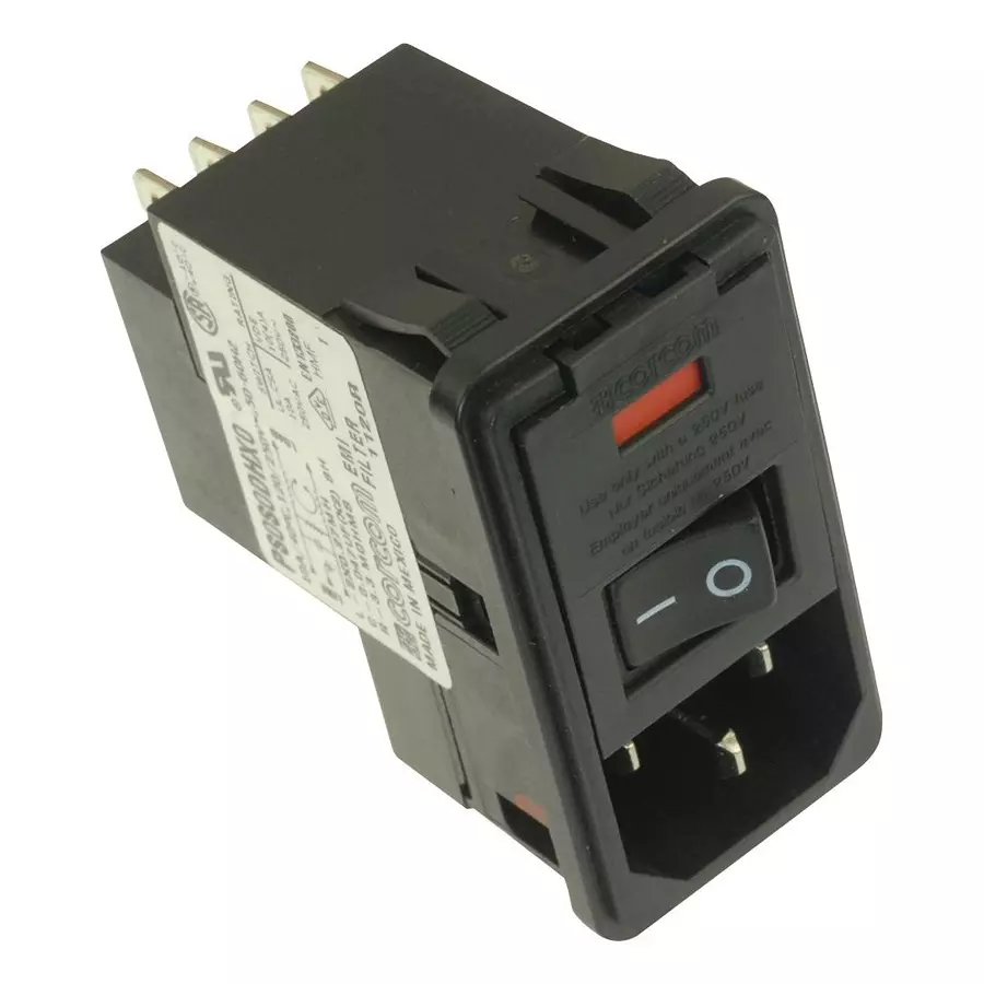 CORCOM - TE CONNECTIVITY IEC FILTER, MEDICAL, 10A, 250VAC, QC, PS0S0DHX0