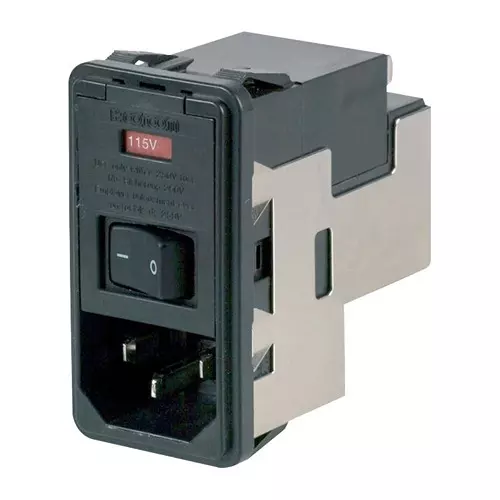 CORCOM - TE CONNECTIVITY IEC FILTER, STANDARD, 10A, 250VAC, QC, PS0SXSSXA