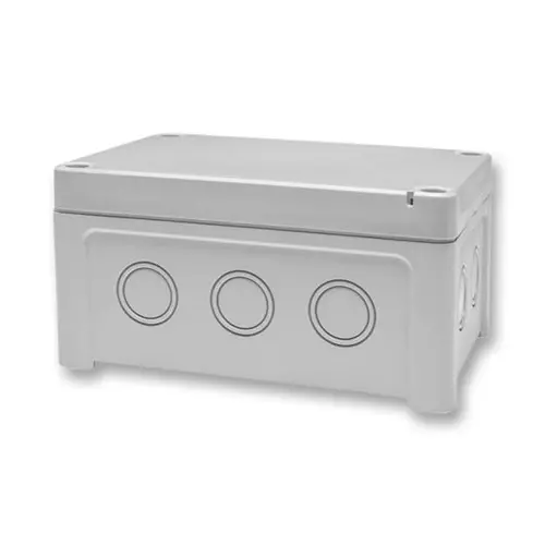 FIBOX ENCLOSURE, BOX, ABS, GREY, TAM 131007 ENCLOSURE