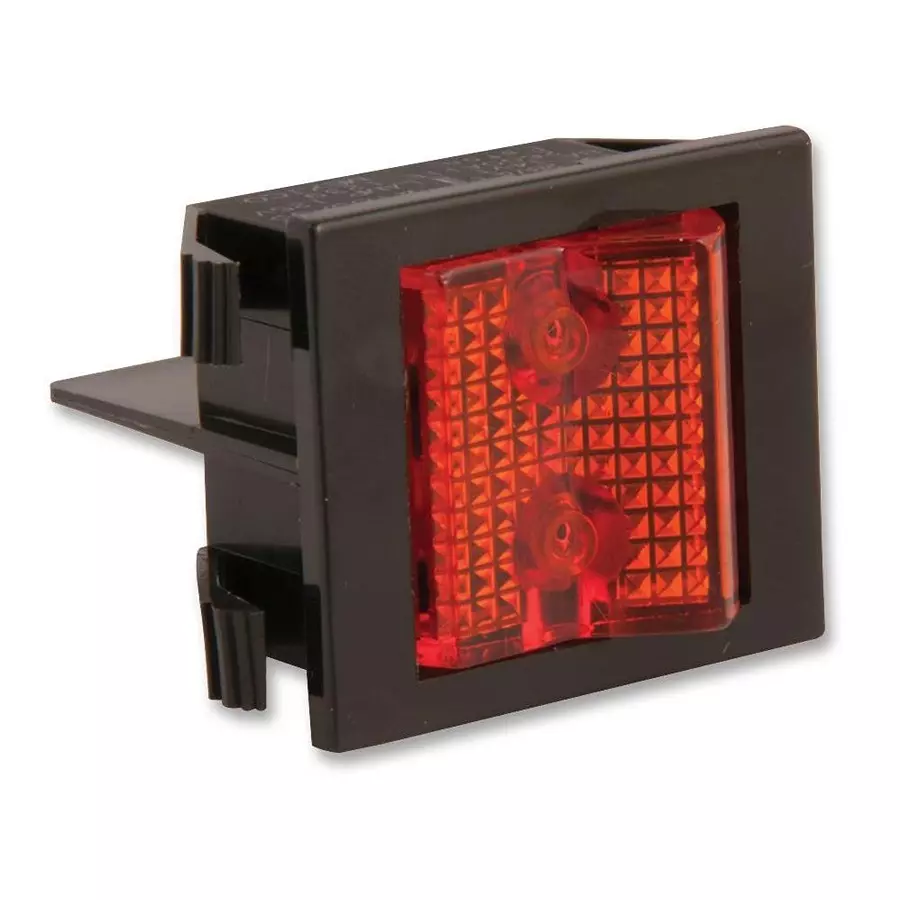 EATON SWITCH, ROCKER, DPST, 16A, 250V, AMBER, 2600A11E